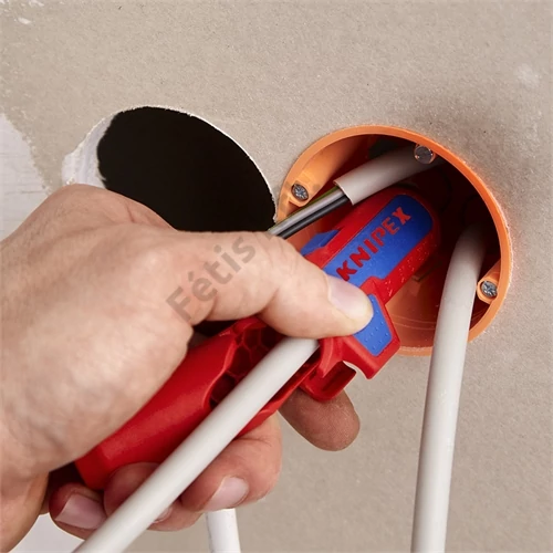 Knipex ErgoStrip balkezes univerzális huzalcsupaszító szerszám 8.0-13.0mm (bliszter)