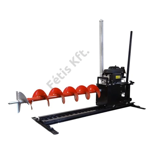 EUROKOMAX vízszintes ipari talajfúrógép tartozékokkal (benzines, HONDA GCV170)