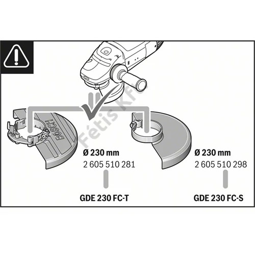 Bosch GDE 230 FC-S porelszívó adapter