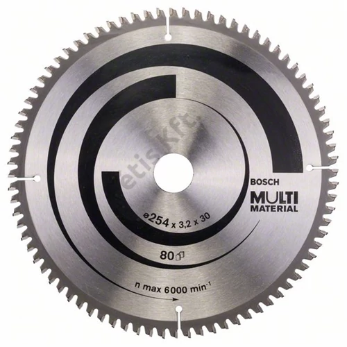 Bosch körfűrészlap 254x30/80 MultiMaterial