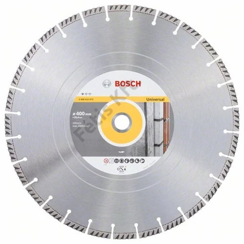 Bosch vágókorong, gyémánt 400x3.2x25.4 mm univerzális