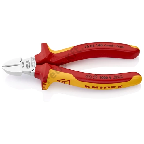Knipex VDE oldalcsípő fogó 140mm (bliszter)
