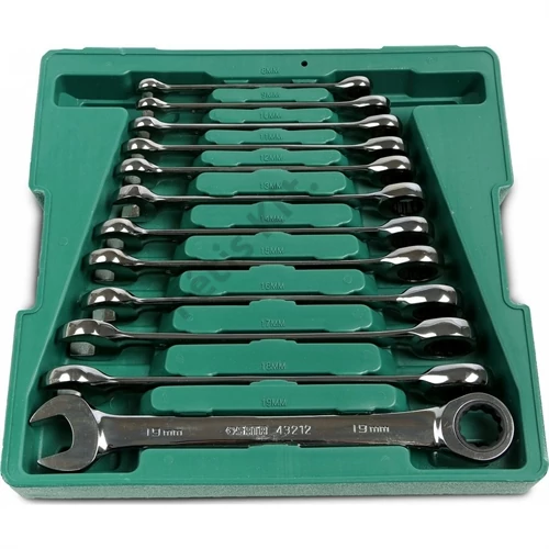 SATA racsnis csillag-villáskulcs készlet modul 8-19mm 12 részes