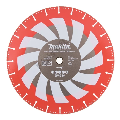Makita RESCUE-CUT vákuumforrasztott 350 mm gyémánt vágótárcsa max 5550 1/perc 1 db