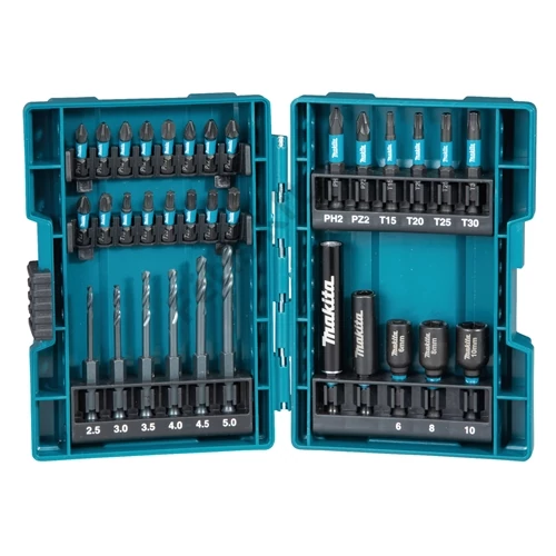 Makita 33 részes impact black bitkészlet