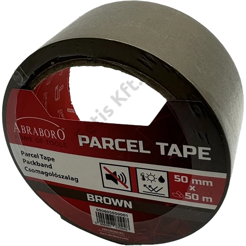 Abraboro csomagolószalag barna 50X50 mm