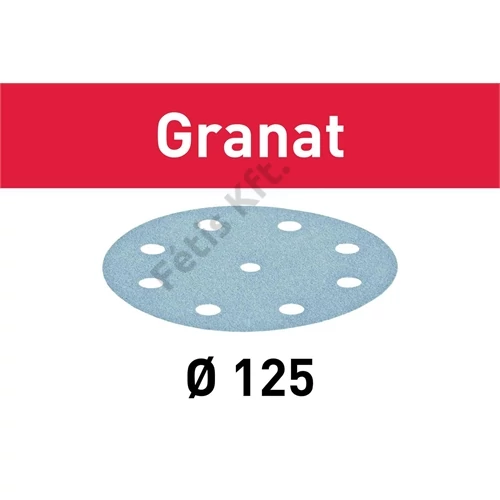 Festool csiszolópapír Granat STF D125/90 P320 (10 db/doboz)