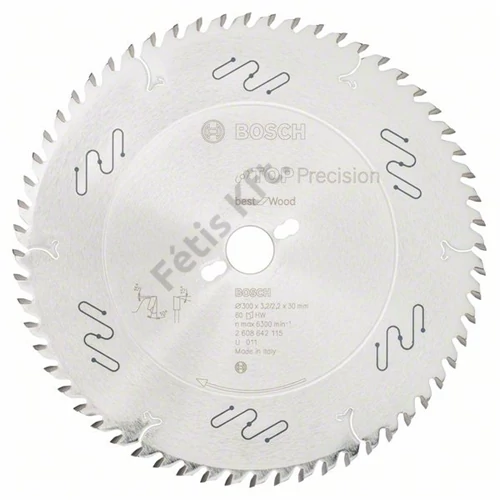 Bosch körfűrészlap 300x30/60 Top Precision Best for Wood