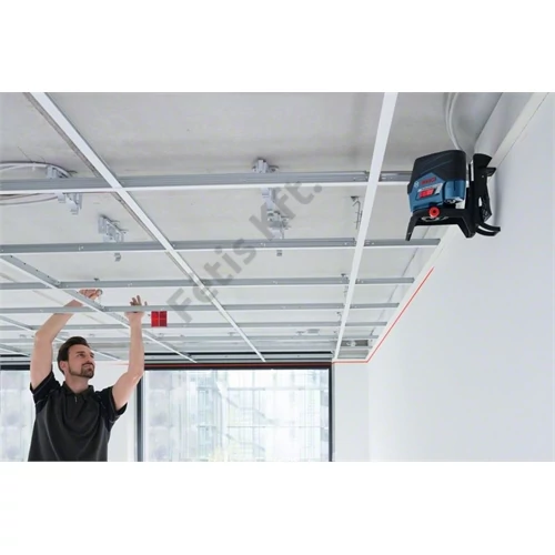 BOSCH GCL 2-50 C vonallézer, piros, állvánnyal (0601066G02)