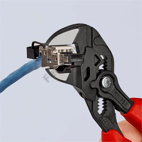Knipex fogókulcs többkomponensű markolattal feketére foszfátozott 180 mm