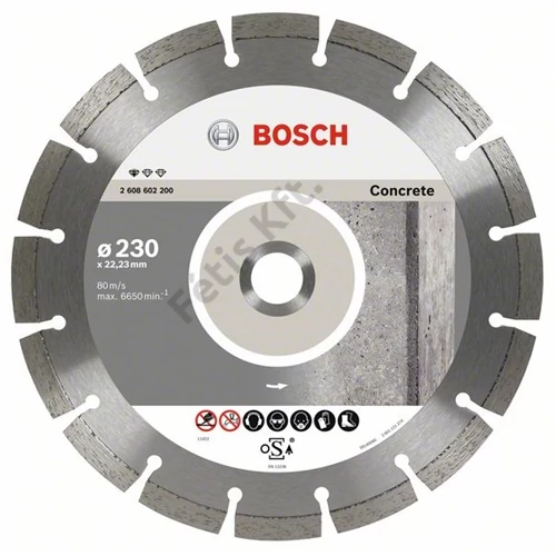 Bosch vágókorong, gyémánt 230x2.3x22.23 mm beton 10 db