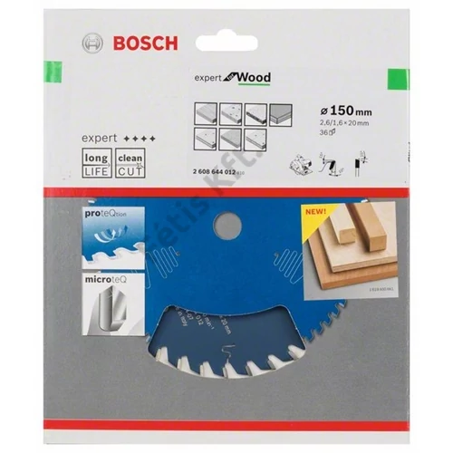 Bosch körfűrészlap 150x20/36 Expert for Wood