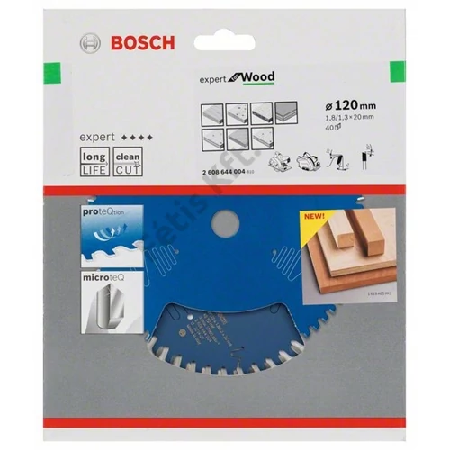 Bosch körfűrészlap 120x20/40 Expert for Wood