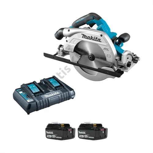 Makita DHS900PT2 2x18V LXT Li-ion BL ADT AWS 235mm körfűrész 2x5.0Ah + dupla töltő