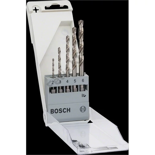 Bosch csigafúró készlet HSS-G 2-6mm 5 részes 1/4 szár