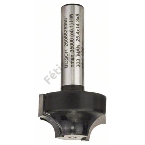 Bosch keményfém 'E' profilmaró (2 vágóél) 25.4x14 46 mm d:8 mm