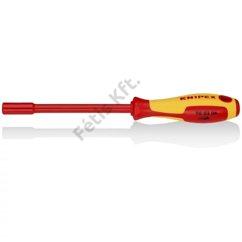 Knipex dugókulcs csavarhúzó-fogantyúval barnított VDE 6 mm