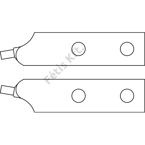 Gedore tartalék hegy pár hajlított d 3.2 mm (E-8000 J 41 EL)
