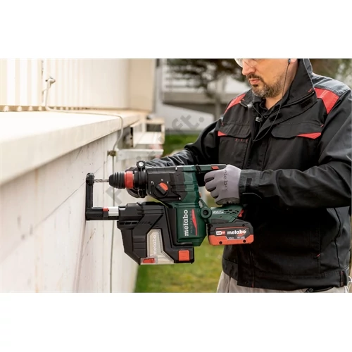 Metabo KH 18 LTX BL 28 Q akkus kombikalapács 18V 2x LiHD, töltő ASC 145 + Quick cseretokmány, metaBOX 165 L