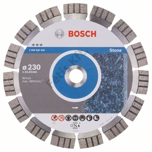 Bosch vágókorong, gyémánt 230x2.4x22.23 mm kő