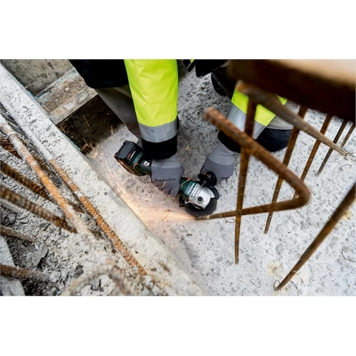 Metabo W 18 L 9-125 akkus sarokcsiszoló 2x4.0Ah, ASC 55, metaBOX