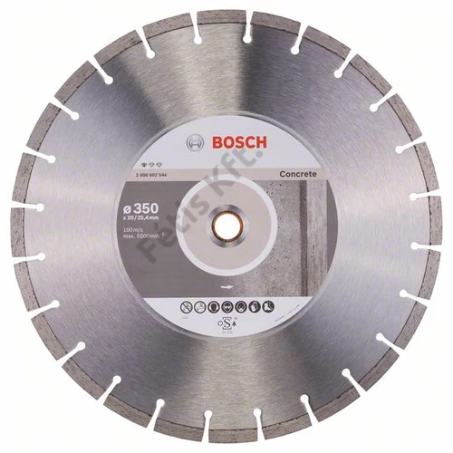 Bosch vágókorong, gyémánt 350x2.8x20/25.4 mm beton