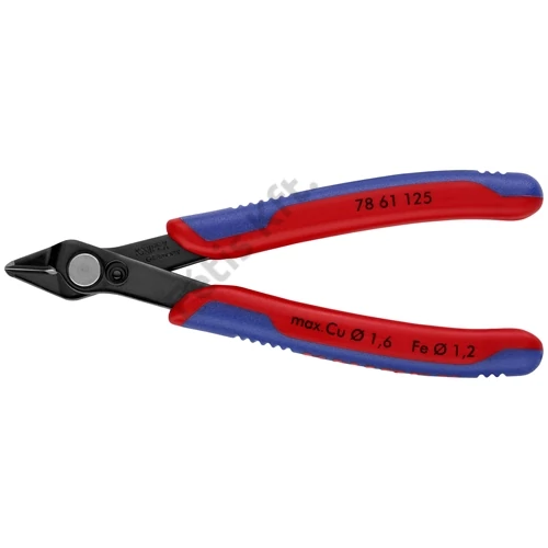 Knipex  Elektronikai oldalcsípőfogó Super Knips® barnított 125 mm