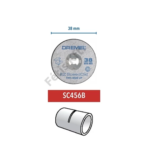 Dremel EZ SpeedClic: Fémvágó korongok, 12-es csomag. (SC456B)
