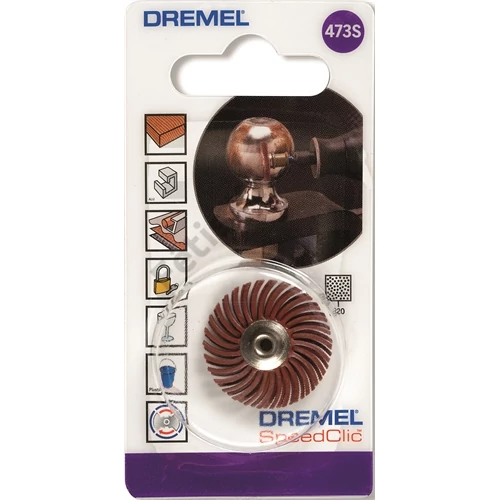 Dremel EZ SpeedClic: rétegeltávolító kefe, 220-as szemcseméret (473S)