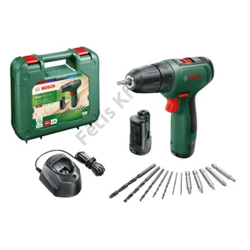 Bosch EasyDrill 1200 akkus fúrócsavarozó (2x1.5 Ah) kofferben