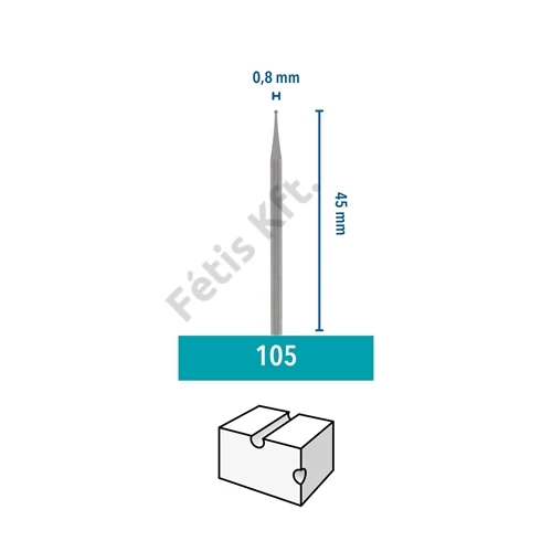 Dremel Gravírozószár 0.8 mm (105)