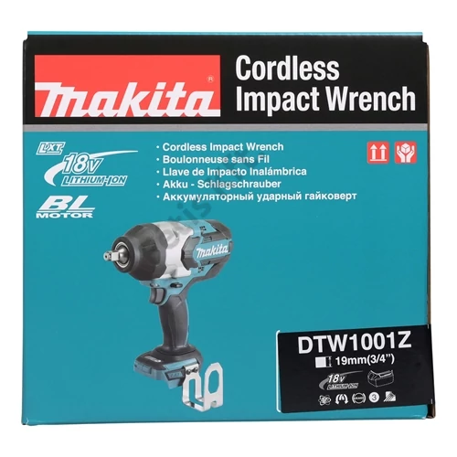 Makita DTW1001Z 18V Li-ion BL 1050Nm ütvecsavarbehajtó 3/4 Z (alapgép - akku és töltő nélkül)