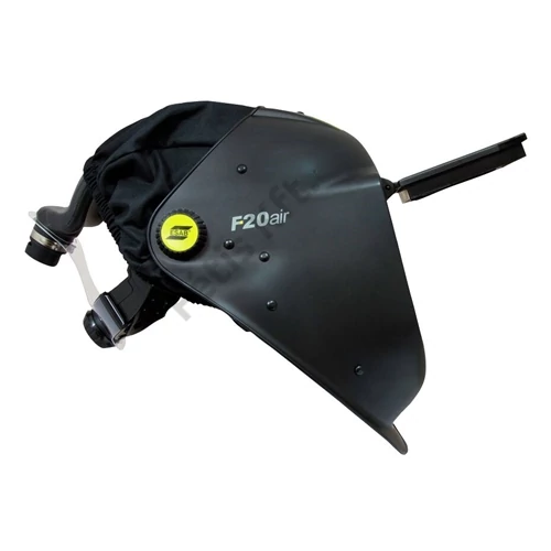 ESAB F20 Air hegesztő fejpajzs 90x110 mm frisslevegős előkészítéssel