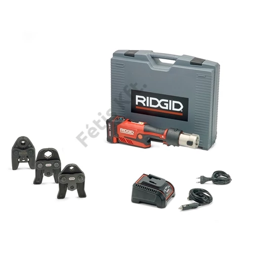 Ridgid RP 351-B akkus egyenes présgép + M15-22-28 pofák + 18V 2.5Ah ...