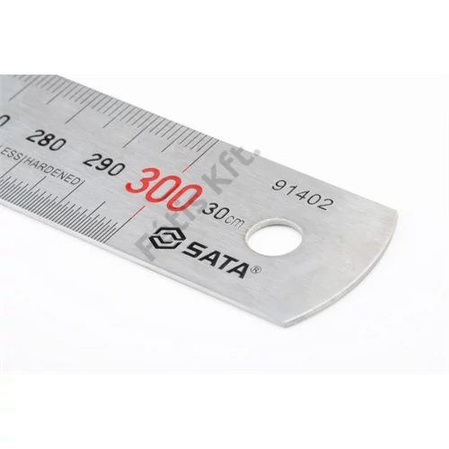 SATA acélvonalzó 300mm