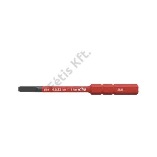 Wiha slimBit electric bit lapos csappal 3.5 mm x 75 mm (44385)