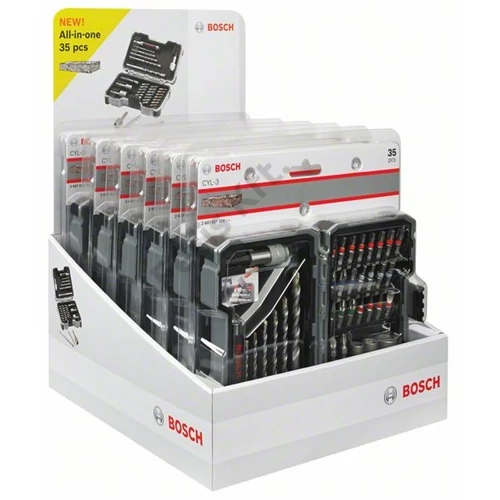 Bosch PRO-Mixkészlet betonhoz. 35 részes 2-6 mm 8-13 mm 60-80 mm