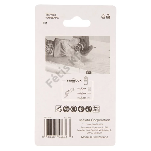 Makita TMA052 multi vágólap FA 20TPI h:65mm, sz:40mm HCS