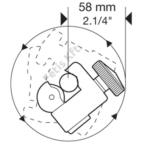 ROTHENBERGER MINIMAX Csőlevágó, 3-28 mm (1/8 - 1.1/8”)