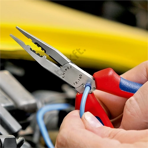 Knipex huzalcsupaszító fogó foszfátozott, többkomponensű nyél 160 mm
