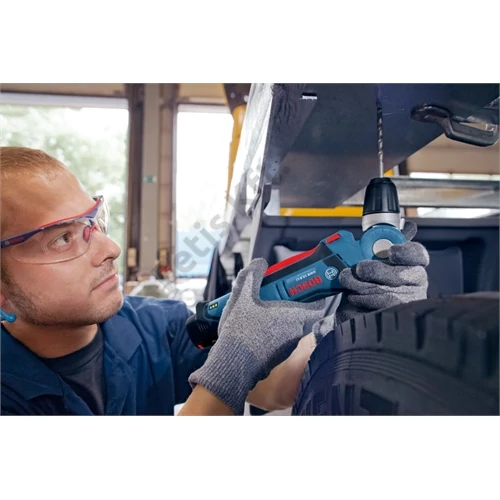 Bosch GWB 12V-10 akkus sarokfúrógép 2x2.0Ah, töltő, L-Boxx