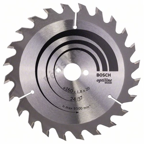 Bosch körfűrészlap 160x20/24 Optiline Wood
