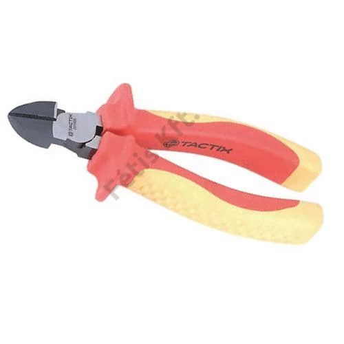 Tactix VDE szigetelt oldalcsípőfogó, 160 mm T
