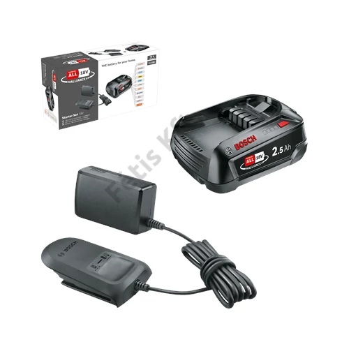 Bosch Power for all Alliance 18V akkumulátor kezdőkészlet (1x2.5 Ah W-B akku + AL18V-20 töltő)