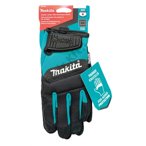 Makita munkakesztyű bőr tenyér XL/10