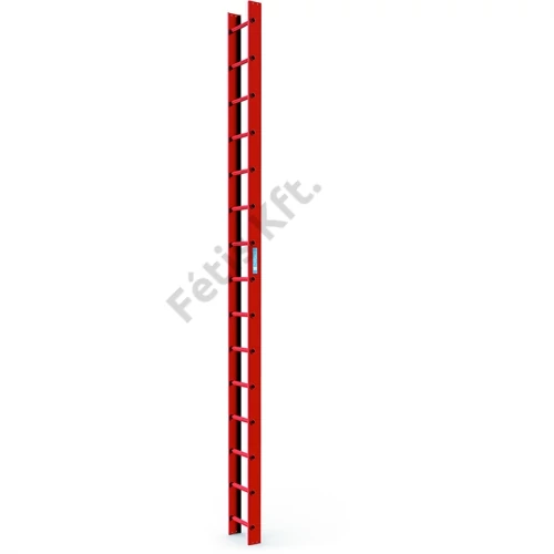 Zarges Tetőlétra téglavörös színű 4.2m 1x15 Z300