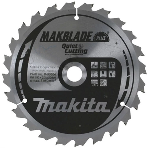 Makita Körfűrészlap Makblade plus 260/30mm Z80