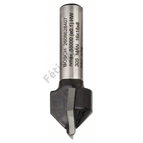 Bosch keményfém V-horonymaró (2 vágóél) 16x16 45 mm d:8 mm