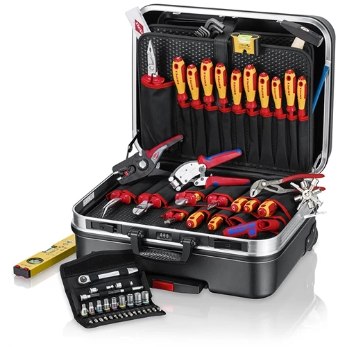 Knipex BIG Basic Move szerszámkoffer 68 villanyszerelő szerszámmal (Elektro+)