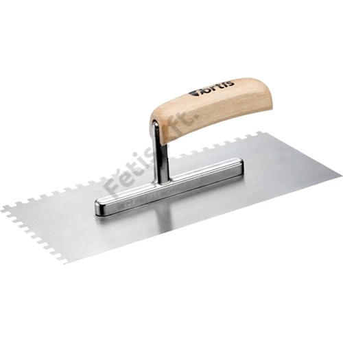 Fortis Simítókanál fogazott 280x130mm 6x 6mm